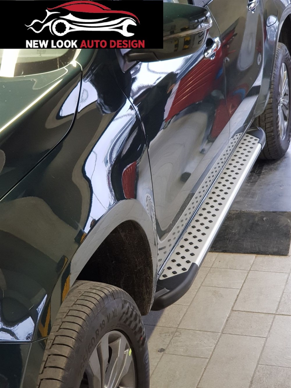 FORD RANGER RUNNING BOARD STEP BAR SIDE STEPS BAR BOARD 2012 ONWARD - Image 4