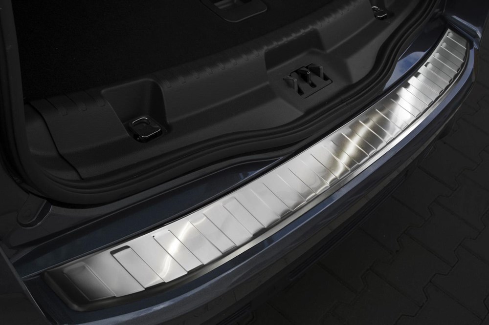 FORD S-MAX 2006-2014 CHROME S.STEEL REAR BUMPER PROTECTOR GUARD COVER - Image 2