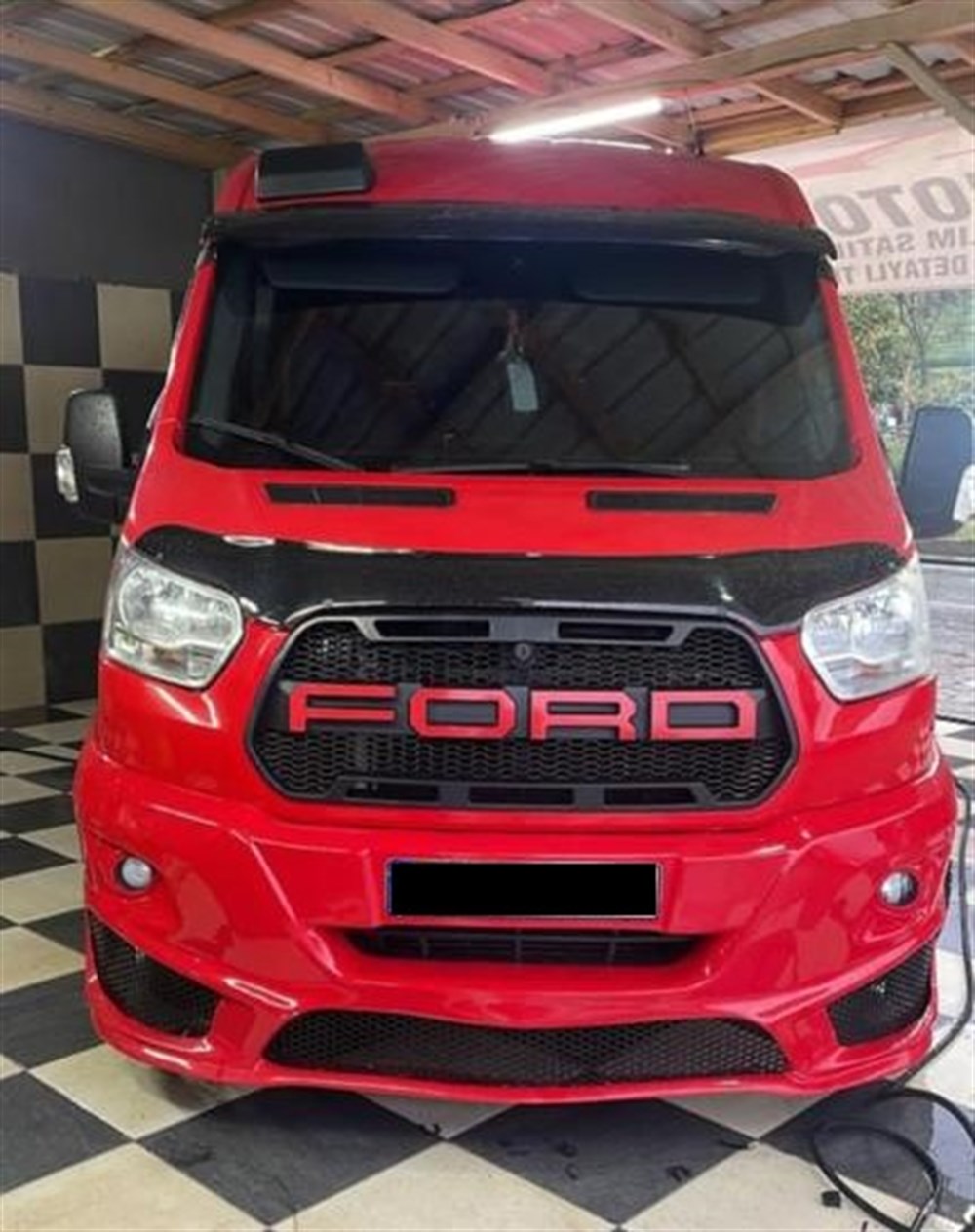 FORD TRANSIT MK8 2014 - 2018 FRONT BUMPER GRILLE BRAND NEW FORD RAPTOR - Image 6