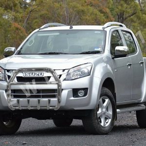 ISUZU D-Max Chrome AXLE NUDGE A-BAR, BULL BAR 2007 – 2011