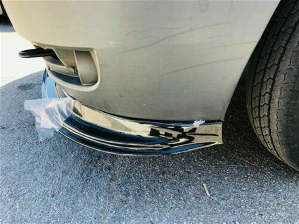 LOWER FRONT ABS GLOSS BLACK SPLITTER SPOILER BUMPER LIP FOR FORD TRANSIT MK7 - Image 4