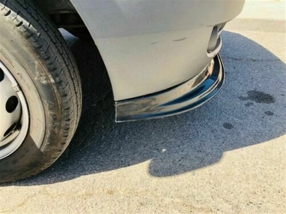 LOWER FRONT ABS GLOSS BLACK SPLITTER SPOILER BUMPER LIP FOR FORD TRANSIT MK7 - Image 5