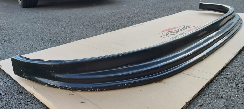 LOWER FRONT ABS GLOSS BLACK SPLITTER SPOILER BUMPER LIP FOR FORD TRANSIT MK7 - Image 7