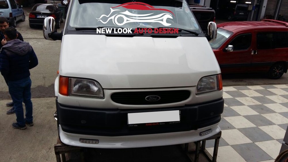 LOWER FRONT ABS SPLITTER SPOILER BUMPER LIP FORD TRANSIT 1994-2002