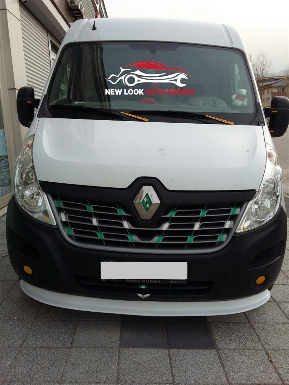 LOWER FRONT ABS SPLITTER SPOILER BUMPER LIP RENAULT MASTER 2010+ - Image 6