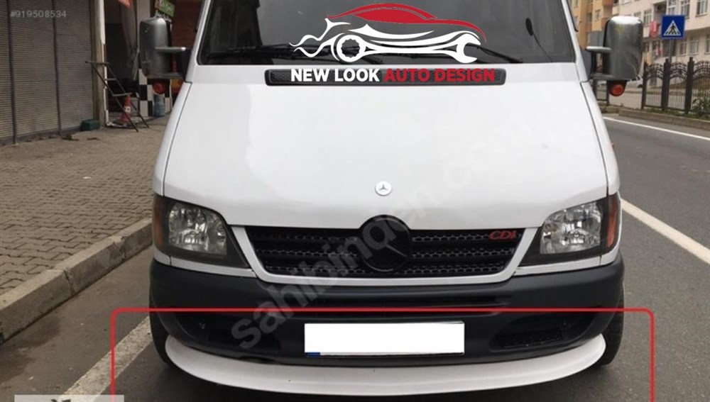 LOWER FRONT ABS SPLITTER SPOILER BUMPER LIP MERCEDES SPRINTER 2006+ - Image 5