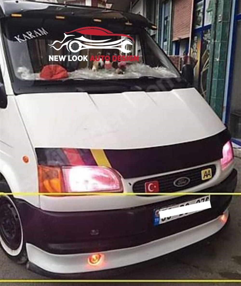 LOWER FRONT ABS SPLITTER SPOILER BUMPER LIP FORD TRANSIT 2002+ - Image 5