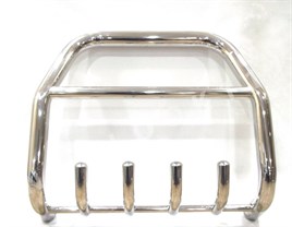 Mitsubishi L-200 Chrome AXLE NUDGE A-BAR, BULL BAR 2006 – 2015 - Image 4