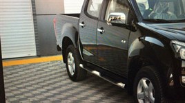 MITSUBISHI L200 SIDE STEPS SIDE BARS STAINLESS STEEL 4X4 PICKUP 2015 ONW - Image 4