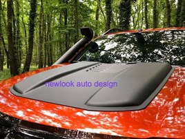 Mitsubishi Pickup L200 Triton 2015 onw Fits Bonnet Hood Scoop Cover Black (Fits - Image 6