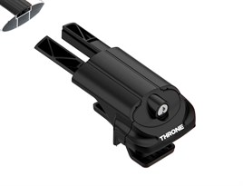 NISSAN NAVARA (D23) PICKUP 2015 BLACK LOCKABLE ROOF RACK CROSS BAR - Image 5