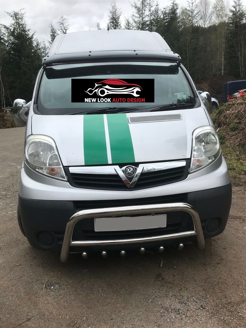 Sun Visor Black and Bug Guard for VAUXHALL VIVARO 2001-2013 - Image 6