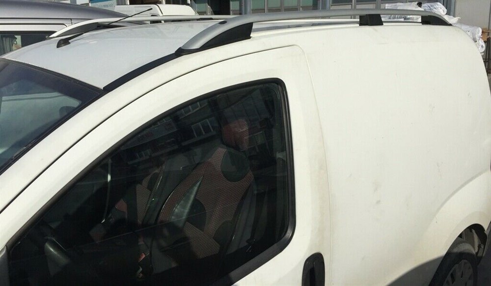 PEUGEOT BIPPER CITROEN NEMO FIAT FIORINO ALUMINIUM ROOF RAIL BARS RACKS 2008 ONW - Image 4