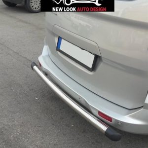 Rear Bumper Bar For VW Transporter LWB 2003-2020 Polished Stainless Steel Guard