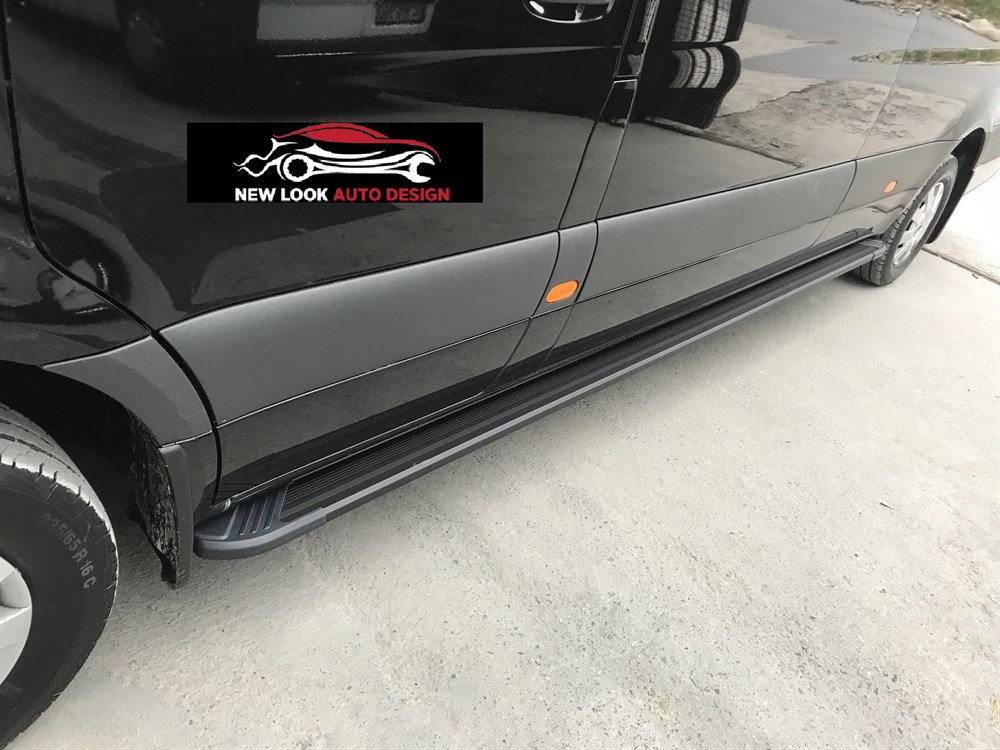 RENAULT KANGO 2008+ RUNNING BOARD STEP BAR SIDE STEPS BAR BOARD BLACK - Image 7