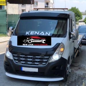 Sun Visor Black and Bug Guard for RENAULT TRAFIC 2001-2013