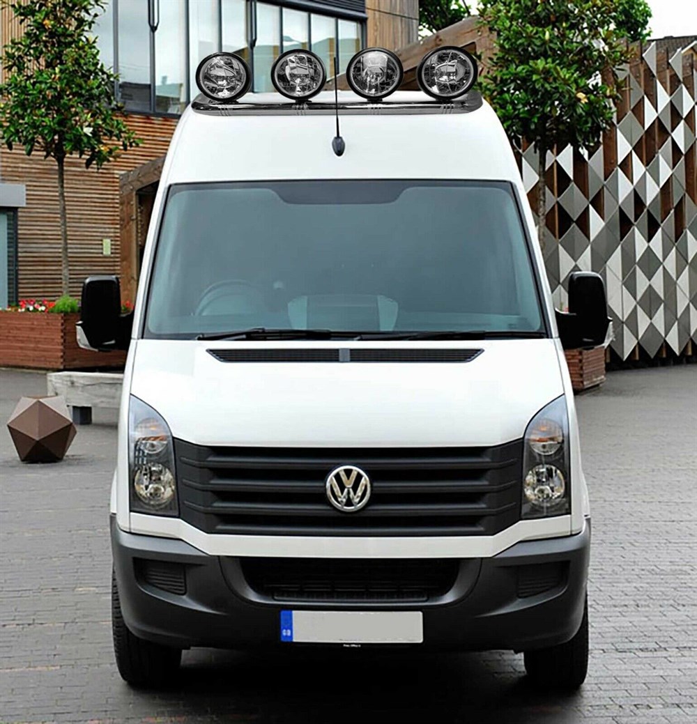 Roof Bar For Mercedes Sprinter 2014 - 2019 Stainless Steel Spot Lamps Light Bar - Image 2