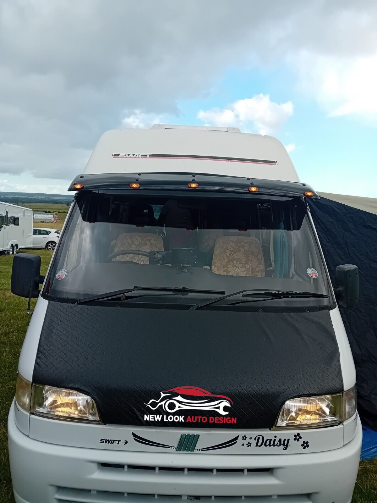 Sun Visor Solid Black Acrylic 1994-2006 FOR FIAT DUCATO - Image 5