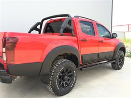 Side Doors Body Cladding Guard Matte Black For ISUZU D MAX - Image 6