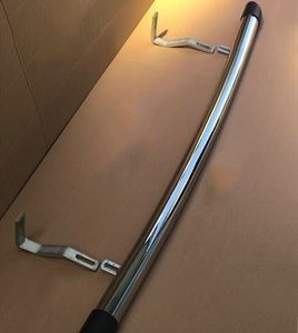 Rear Bumper Bar For Volkswagen Caddy 2004-2020 Polished Stainless Steel Guard