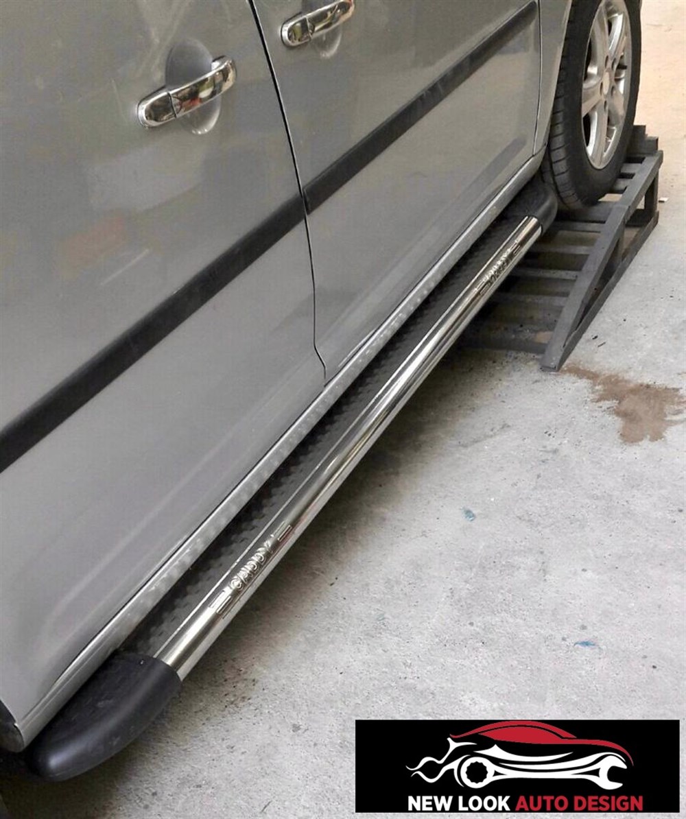 PEUGEOT TEPEE PARTNER RUNNING STEP SIDE STEPS BAR BOARD 2008 ONWARD - Image 7