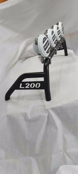 Sport black Roll Bar + Jumbo Spots x4 For Mitsubishi L200 2006 – 2015 - Image 4