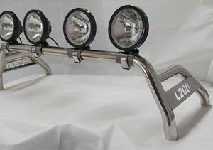 Sport Roll Bar + Jumbo Spots x4 For Mitsubishi L200 2006 – 2015