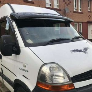 Sun Visor Black Acrylic for VW CRAFTER 2018 +