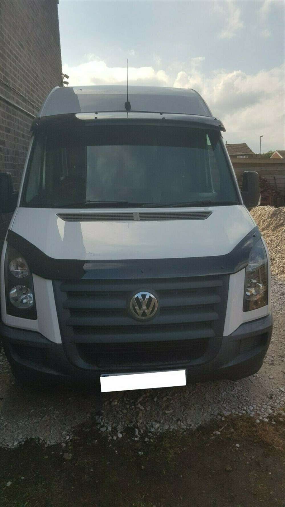 Sun Visor Black Acrylic for VW CRAFTER 2006-2016 - Image 2