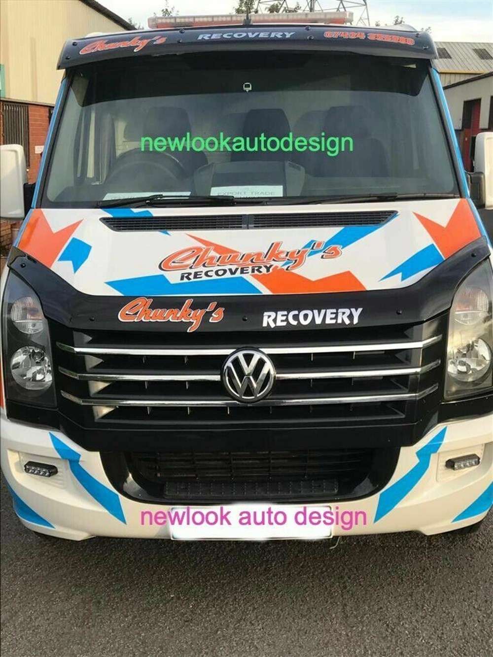 Sun Visor Black Acrylic for VW CRAFTER 2006-2016 - Image 5