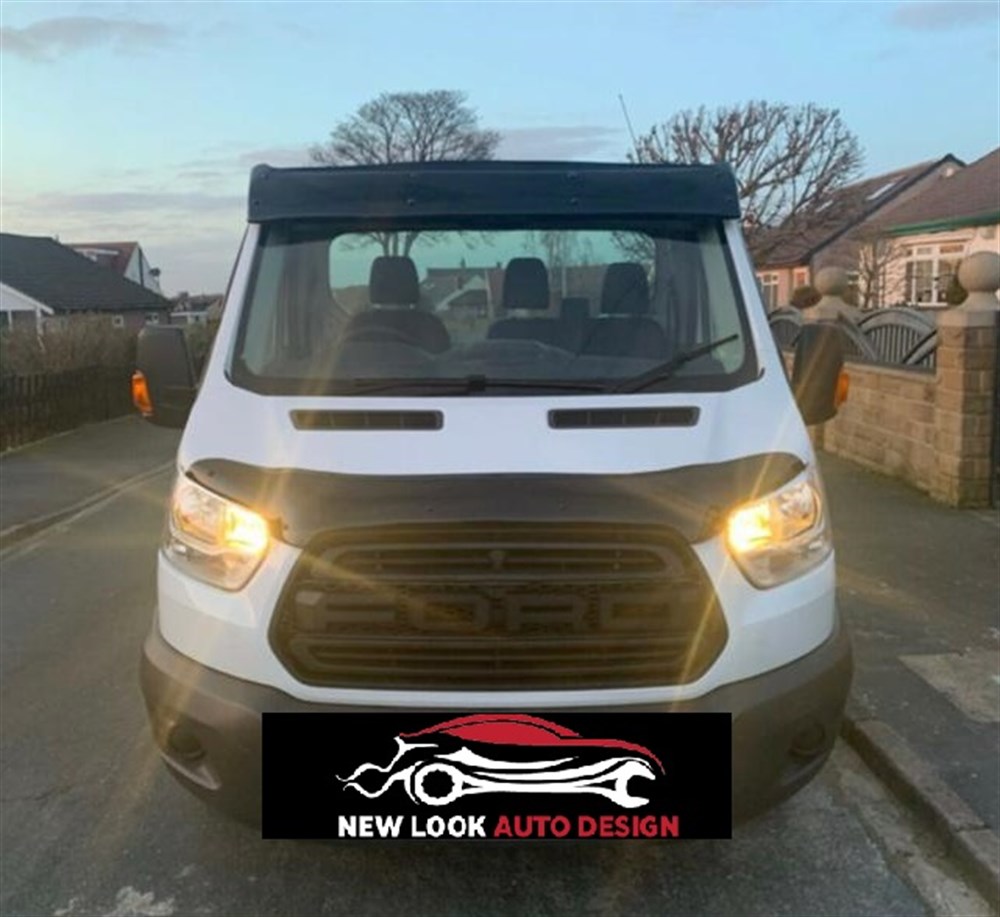 Sun Visor Black and Bug Guard for FORD TRANSIT 2014 + - Image 4