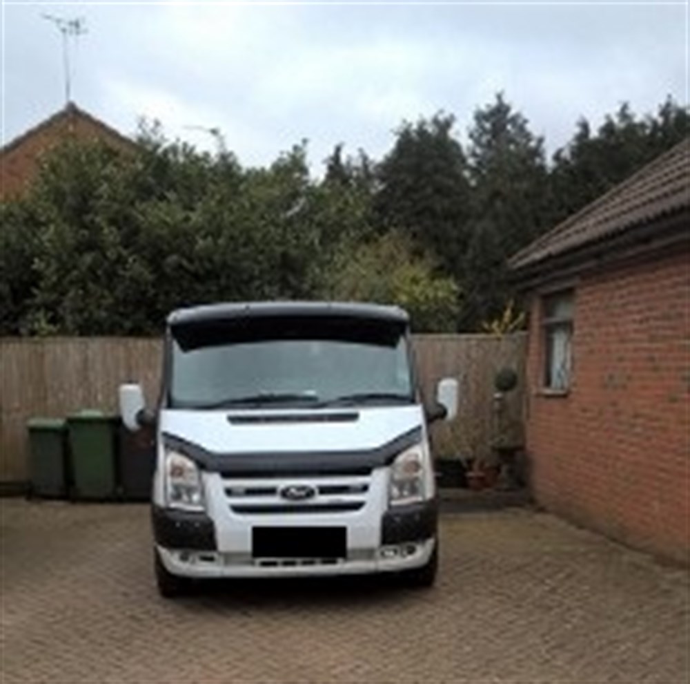 Sun Visor Black and Bug Guard for FORD TRANSIT 2002-2006 - Image 8