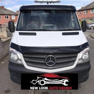 Sun Visor Black and Bug Guard for MERCEDES SPRINTER 2006-2014
