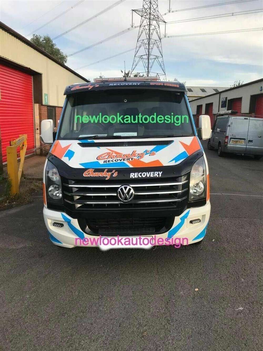 Sun Visor Black and Bug Guard for VW CRAFTER 2017+ - Image 4