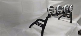 To Fit 2010 onw VW AMAROK Sport black Roll Bar + 9'' Spot Lights - Image 4