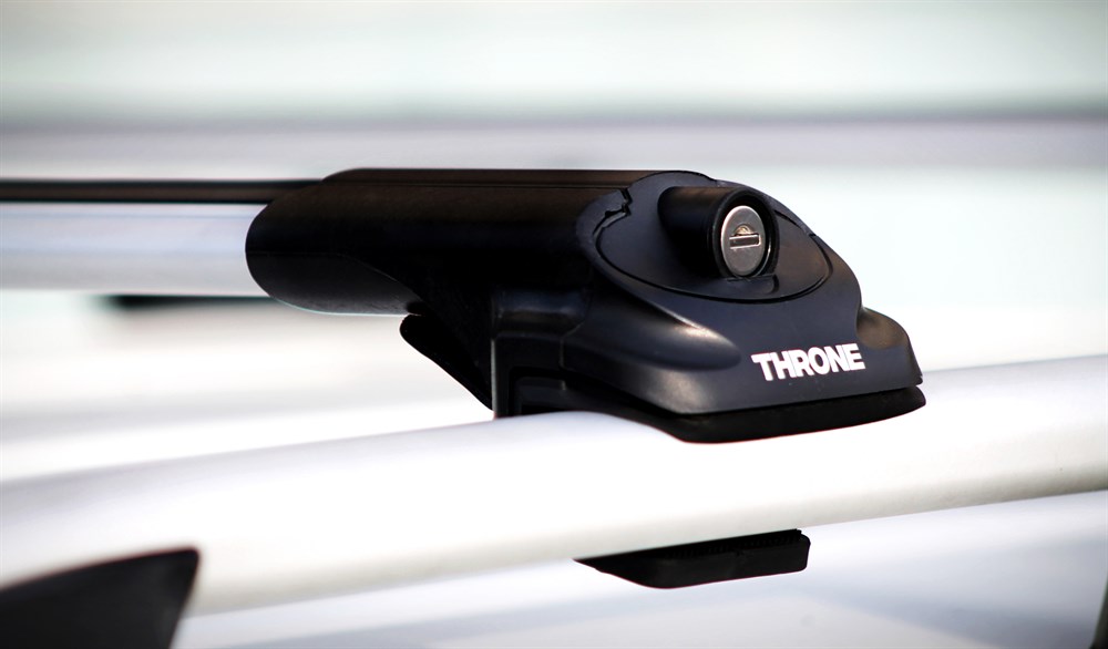 TOYOTA PROACE CITY LWB VAN 2019 BLACK LOCKABLE ROOF RACK CROSS BARS - Image 4