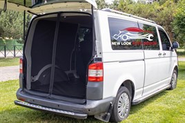 Van Side Door Curtain Blind Mesh Visor Sun Shade Cover UV Protector - Image 2