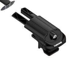 VOLKSWAGEN CADDY 2003 ONW BLACK LOCKABLE ROOF RACK CROSS BAR - Image 3