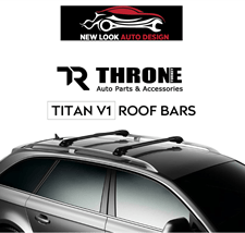VOLKSWAGEN SHARAN 2010 ONW BLACK LOCKABLE ROOF RACK CROSS BAR