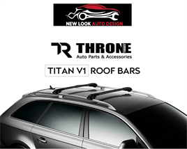 VOLKSWAGEN PASSAT VARIANT 2010-2014 BLACK LOCKABLE ROOF RACK CROSS BAR