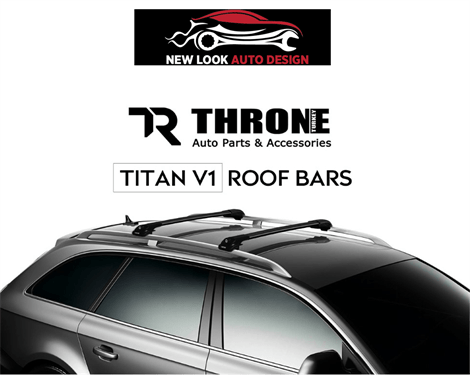 VOLKSWAGEN TERAMONT 2018 ONW BLACK LOCKABLE ROOF RACK CROSS BAR