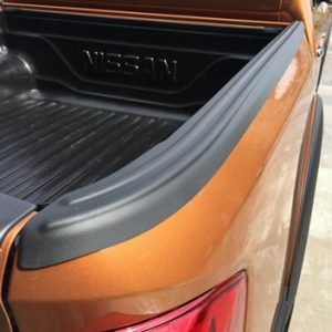 VW AMAROK 2012 ON Double Cab Load Bed Rail Caps - Top Rail Liner Protectors