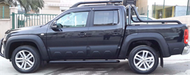 VW AMAROK MATTE BLACK BODY CLADDING SIDE DOOR FOR 2012 ONW - Image 2