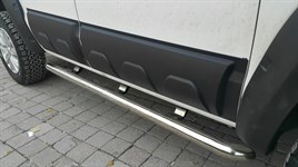 VW AMAROK MATTE BLACK BODY CLADDING SIDE DOOR FOR 2012 ONW - Image 3