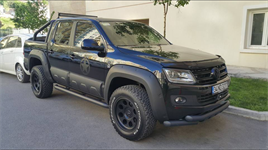 VW AMAROK MATTE BLACK BODY CLADDING SIDE DOOR FOR 2012 ONW - Image 6