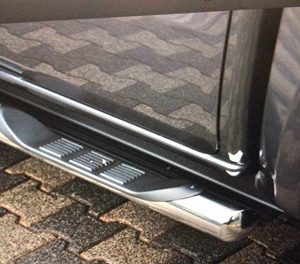 VW AMAROK SIDE STEPS SIDE BARS STAINLESS STEEL VOLKSWAGEN 4X4 PICKUP 2016 ONW