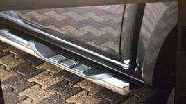 VW AMAROK SIDE STEPS SIDE BARS STAINLESS STEEL VOLKSWAGEN 4X4 PICKUP 2016 ONW - Image 4