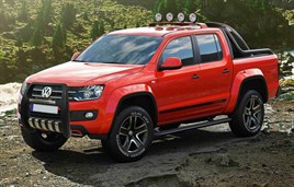 VW AMAROK STAINLESS STEEL BLACK AXLE NUDGE A-BAR BULL BAR GUARD 2010-2014 - Image 4
