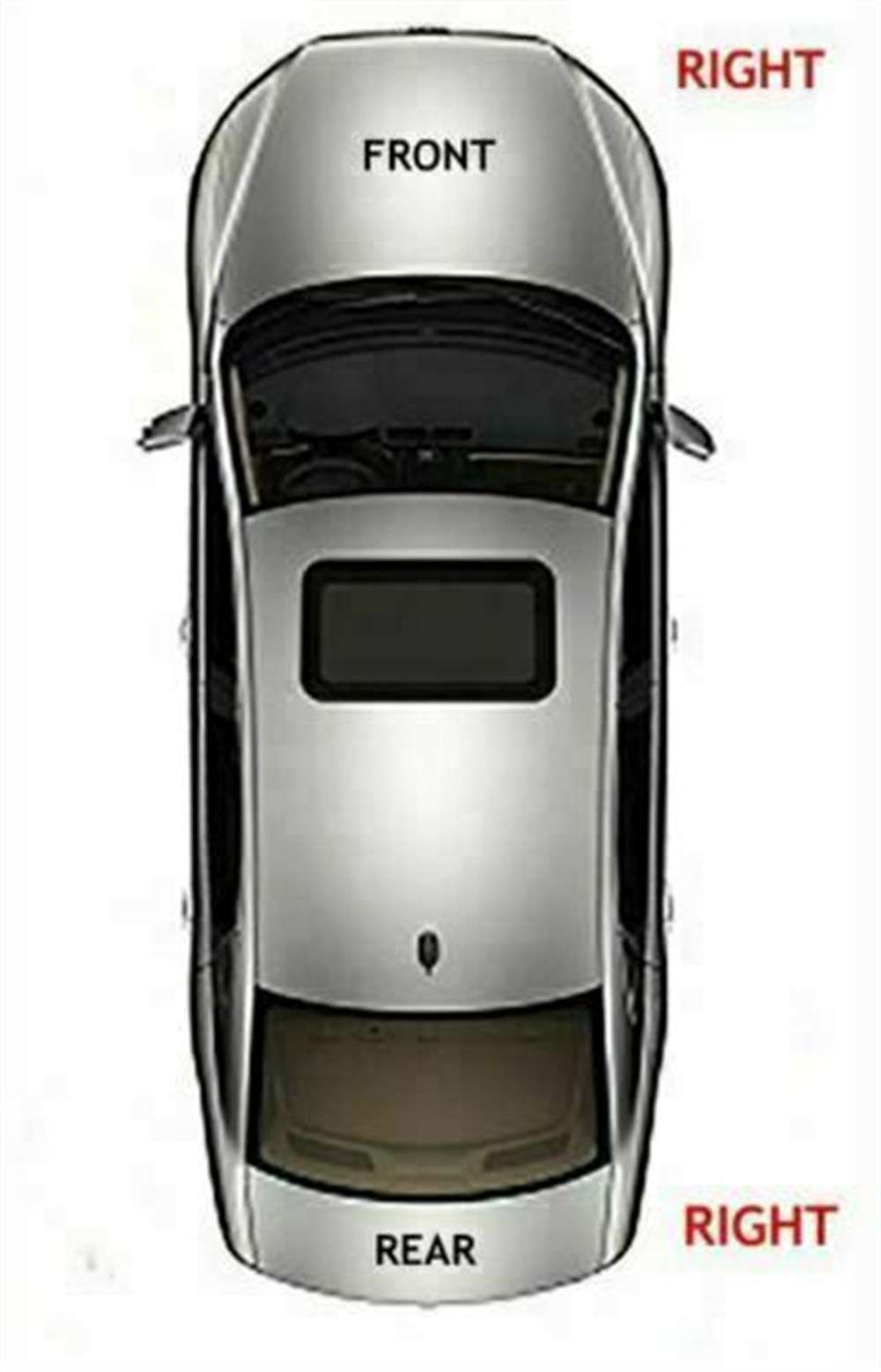 VW Caddy 2015+ABS CHROME Door Mirror Back Cover - Image 2