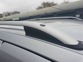 VW CADDY onwards 2010 STYLISH DESIGN ALUMINIUM ROOF RAIL BARS RACKS GREY COLOUR - Image 4